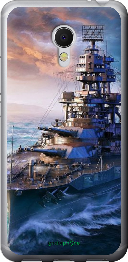 2D пластиковый чехол Военный корабль, world of tanks, wargaming для Meizu MX6 - 6461t-259 изображение 
