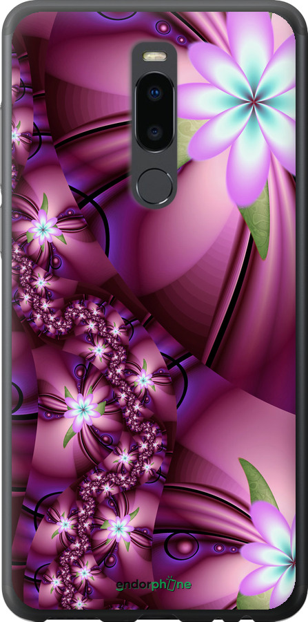 

Силіконовий чохол "Квіткова мозаїка" для Meizu Note 8, Рожевий