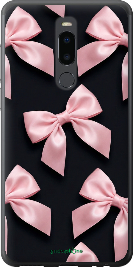 Силиконовый чехол Coquette Ribbons Dark Coquette для Meizu Note 8 - 6767u-1610 изображение 
