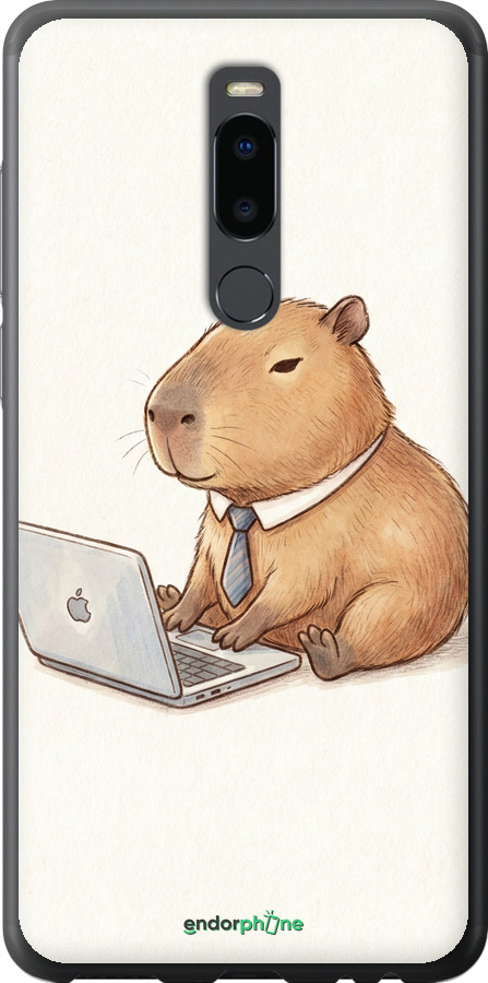 Силіконовий чехол Funny Capybara CEO Working для Meizu Note 8 - 6777u-1610 изображение 