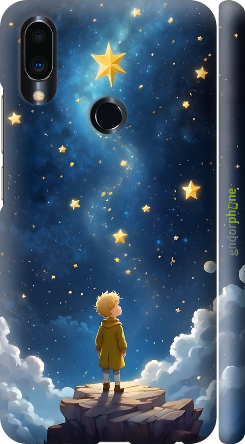 3D пластиковый матовый чехол Маленький принц для Meizu Note 9 - 6326m-1689 изображение 