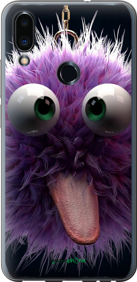 Силиконовый чехол Пушистик для Meizu Note 9 - 6017u-1689 изображение 