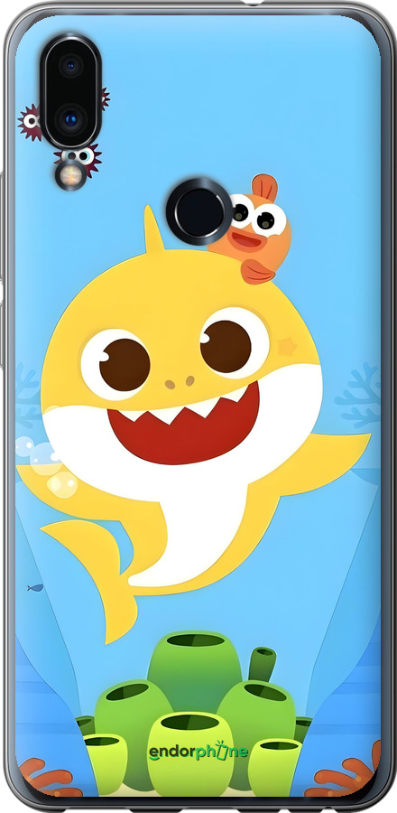 2D пластиковый чехол Бейби Шарк для Meizu Note 9 - 6303t-1689 изображение 