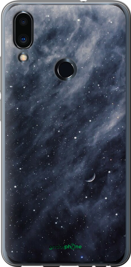 2D пластиковый чехол Голубые облака, Голубая луна для Meizu Note 9 - 6398t-1689 изображение 