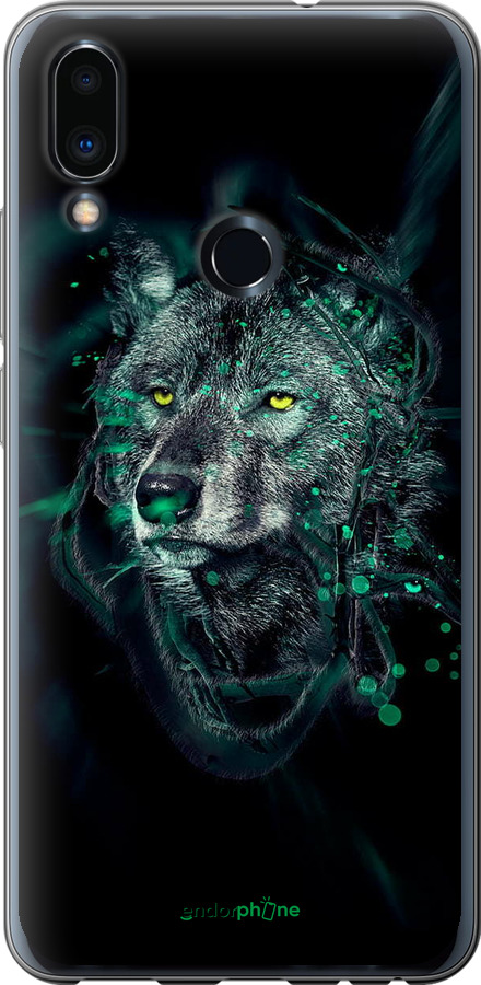 2D пластиковий чехол Wolf для Meizu Note 9 - 6610t-1689 изображение 