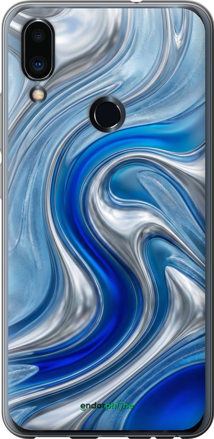 2D пластиковий чехол Liquid Chrome для Meizu Note 9 - 6781t-1689 изображение 