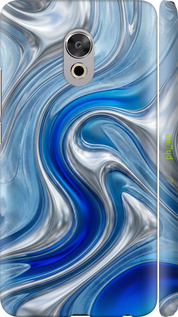 3D пластиковый матовый чехол Liquid Chrome для Meizu Pro 6 Plus - 6781m-678 изображение 
