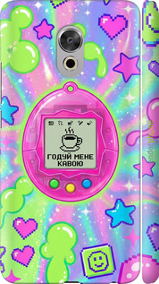 3D пластиковый матовый чехол 'Y2K Aesthetic Retro Pet: Годуй мене кавою' для Meizu Pro 6 Plus изображение 3