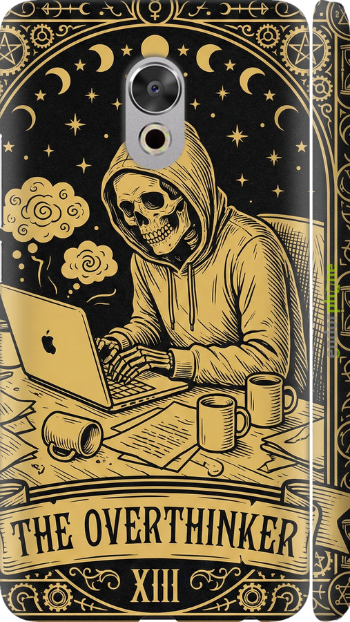 3D пластиковий матовий чехол The Overthinker для Meizu Pro 6 Plus - 6774m-678 изображение 