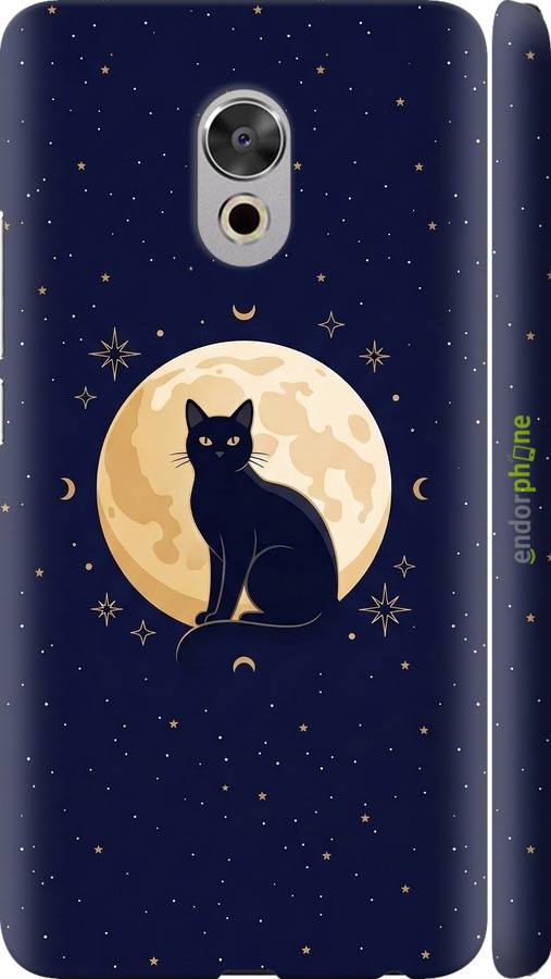 3D пластиковый матовый чехол Cute Cat Celestial/Witchy для Meizu Pro 6 Plus - 6787m-678 изображение 