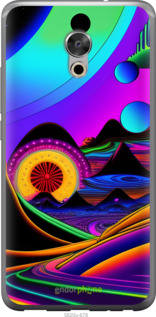 Силиконовый чехол Абстракция v3 для Meizu Pro 6 Plus - 5620u-678 изображение 