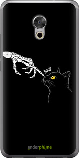 Силіконовий чехол Кішка для Meizu Pro 6 Plus - 6505u-678 изображение 
