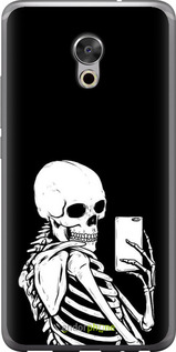 Силіконовий чехол Скелет робить Selfie для Meizu Pro 6 Plus - 6535u-678 изображение 