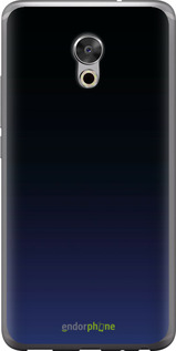 Силіконовий чехол Градієнт у темно-синьому стилі для Meizu Pro 6 Plus - 6542u-678 изображение 