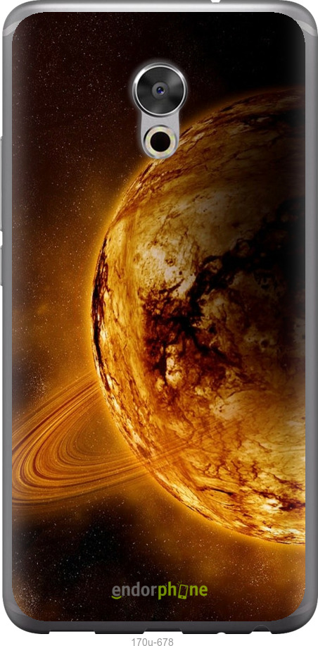 Силіконовий чехол Жовтий Сатурн для Meizu Pro 6 Plus - 170u-678 изображение 