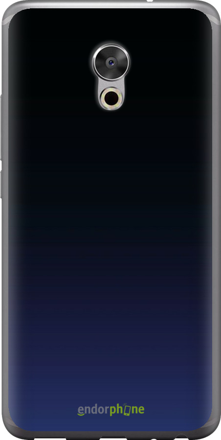 Силіконовий чехол Градієнт у темно-синьому стилі для Meizu Pro 6 Plus - 6542u-678 изображение 