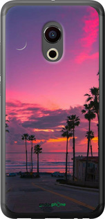 2D пластиковий чехол Пальми для Meizu Pro 6 - 5873t-293 изображение 