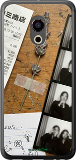 Силиконовый чехол Aesthetic Scrapbook Collage для Meizu Pro 6 - 6773u-293 изображение 