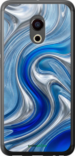 2D пластиковый чехол Liquid Chrome для Meizu Pro 6 - 6781t-293 изображение 