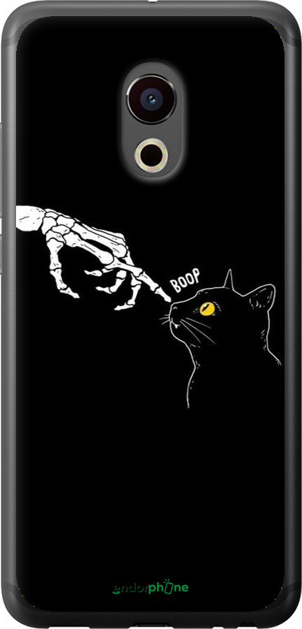 2D пластиковый чехол Кошка для Meizu Pro 6 - 6505t-293 изображение 