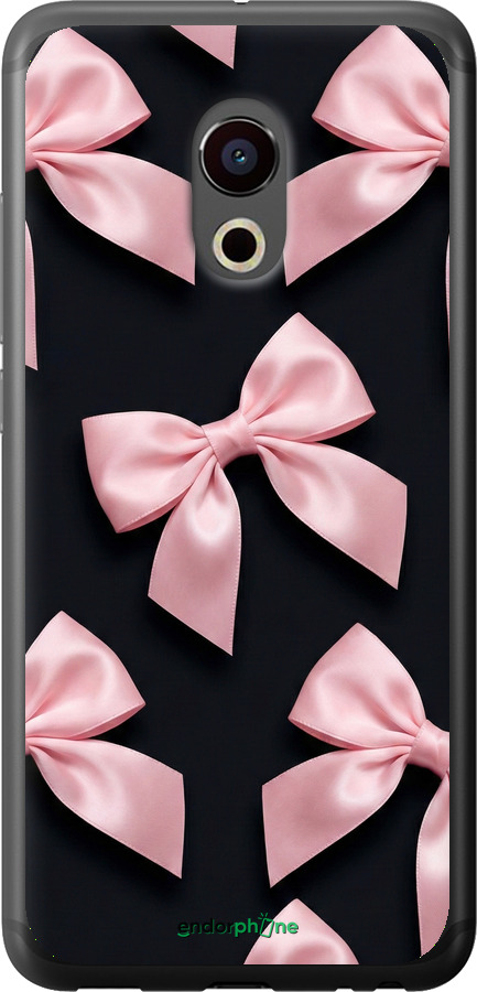 2D пластиковый чехол Coquette Ribbons Dark Coquette для Meizu Pro 6 - 6767t-293 изображение 