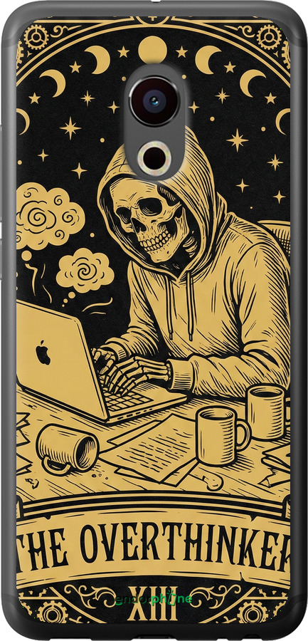 Силиконовый чехол The Overthinker для Meizu Pro 6 - 6774u-293 изображение 