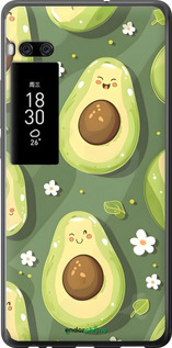 2D пластиковый чехол Авокадо для Meizu Pro 7 Plus - 6380t-1131 изображение 