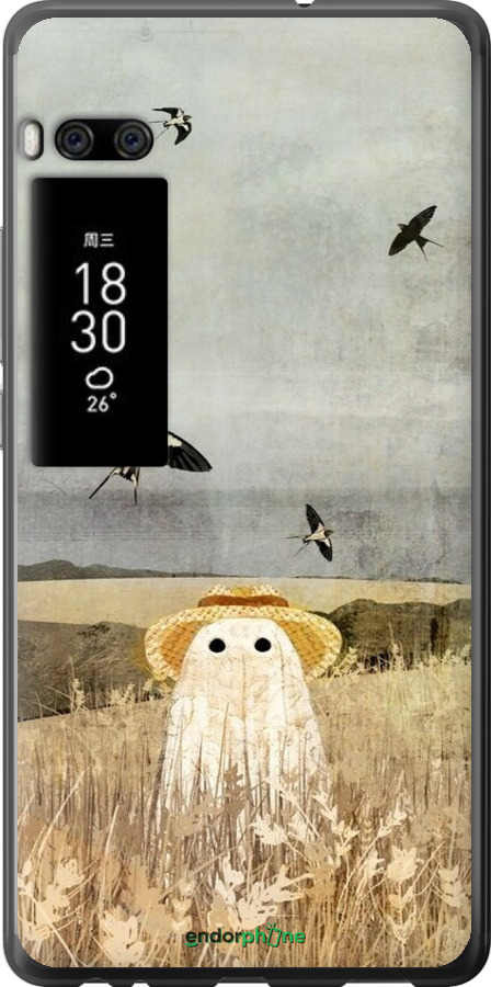 2D пластиковий чехол Привид у полі для Meizu Pro 7 Plus - 6427t-1131 изображение 