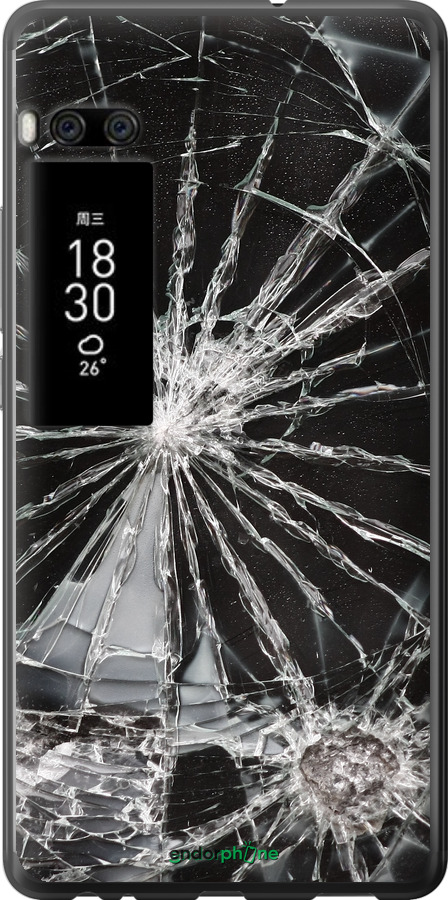 2D пластиковый чехол Glass для Meizu Pro 7 Plus - 6608t-1131 изображение 
