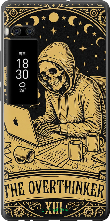 2D пластиковый чехол The Overthinker для Meizu Pro 7 Plus - 6774t-1131 изображение 
