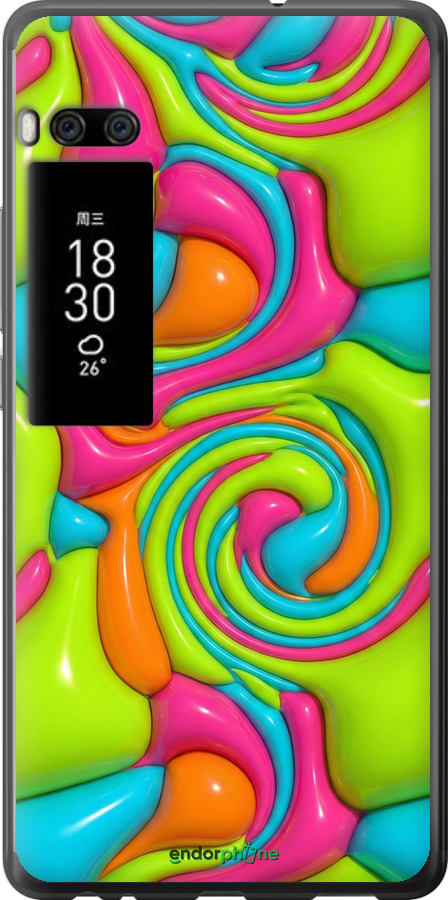 Силіконовий чехол Y2K Jelly Dream для Meizu Pro 7 Plus - 6780u-1131 изображение 