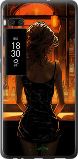 Силиконовый чехол Чехол для телефона Девушка в баре для Meizu Pro 7 - 5947u-1044 изображение 
