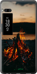 Силиконовый чехол Огонь для Meizu Pro 7 - 6021u-1044 изображение 