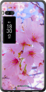 Силіконовий чехол Сакура для Meizu Pro 7 - 6029u-1044 изображение 