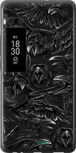 Силіконовий чехол Вороня лють для Meizu Pro 7 - 6474u-1044 изображение 