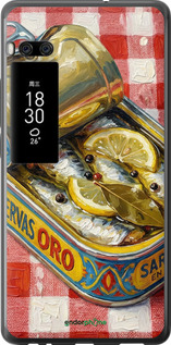Силиконовый чехол Vintage Sardine Tin Phone для Meizu Pro 7 - 6772u-1044 изображение 