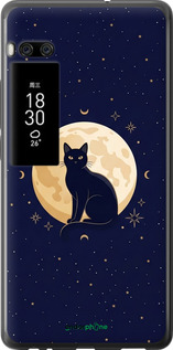 Силиконовый чехол 'Cute Cat Celestial/Witchy' для Meizu Pro 7 изображение 3