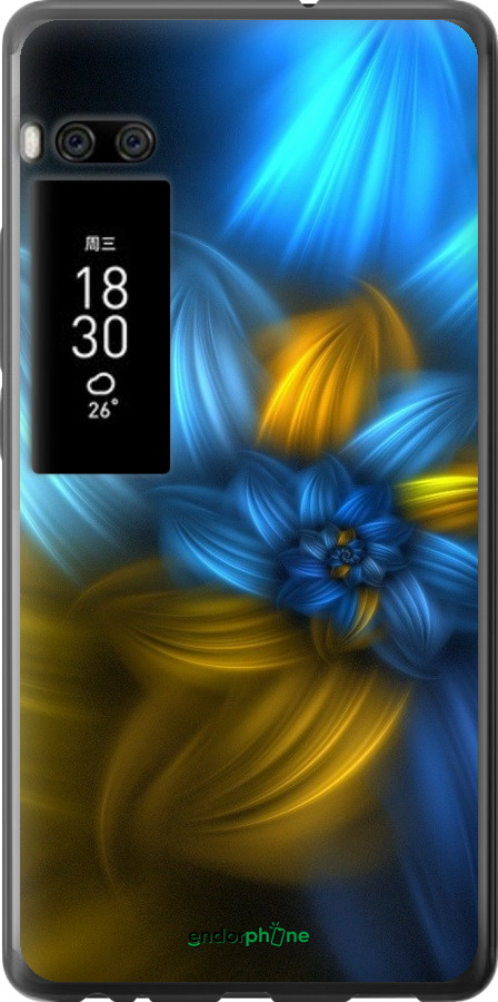 

Силіконовий чохол "Візерунок 46" для Meizu Pro 7, Синій