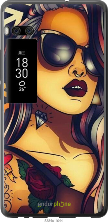 Силіконовий чехол № 5384 для Meizu Pro 7 - 5384u-1044 изображение 
