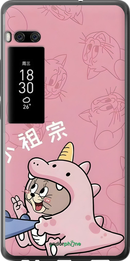 Силіконовий чехол Том і джеррі 2 для Meizu Pro 7 - 6359u-1044 изображение 