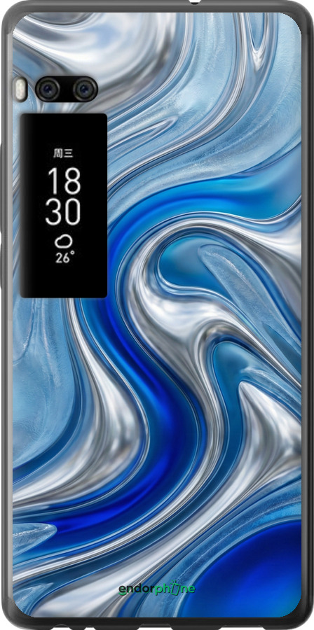 Силіконовий чехол Liquid Chrome для Meizu Pro 7 - 6781u-1044 изображение 