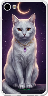 Силіконовий чехол Mystic White Cat Gothic Dark Purple Gold для Meizu U10 - 6805u-415 изображение 