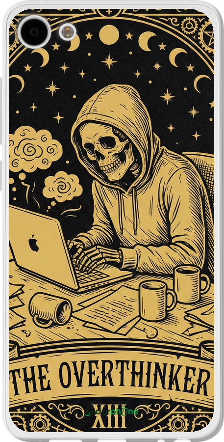 2D пластиковый чехол The Overthinker для Meizu U10 - 6774t-415 изображение 