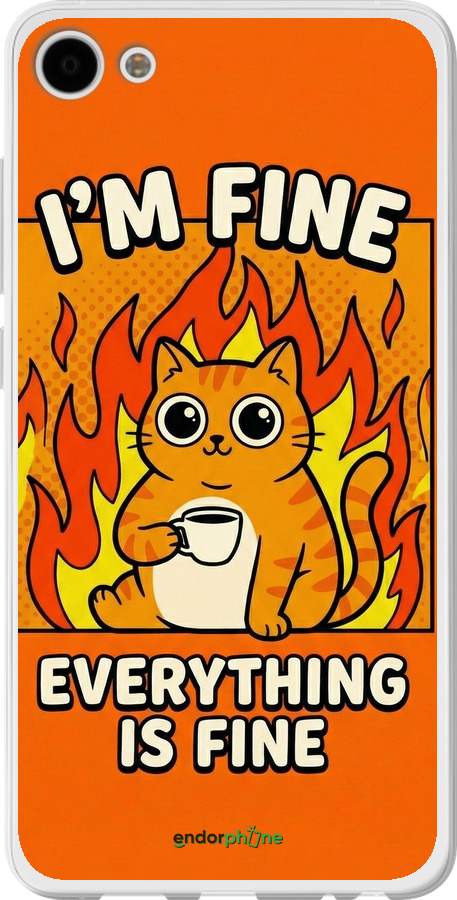 2D пластиковый чехол Funny Cat для Meizu U10 - 6786t-415 изображение 