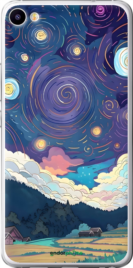2D пластиковий чехол Креативний арт для Meizu U20 - 6322t-416 изображение 
