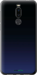 Силіконовий чехол Градієнт у темно-синьому стилі для Meizu X8 - 6542u-1601 изображение 