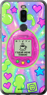 Силиконовый чехол 'Y2K Aesthetic Retro Pet: Годуй мене кавою' для Meizu X8 изображение 3