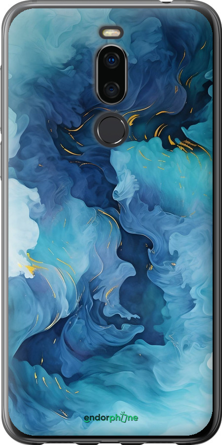 Силиконовый чехол Акварель для Meizu X8 - 6320u-1601 изображение 
