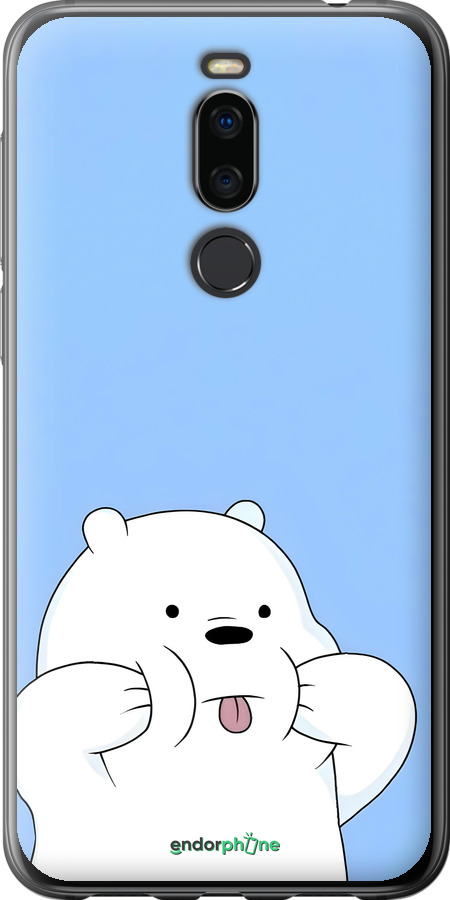 Силиконовый чехол Милый мишка для Meizu X8 - 6357u-1601 изображение 