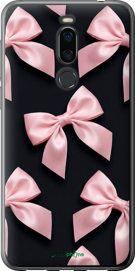 Силиконовый чехол Coquette Ribbons Dark Coquette для Meizu X8 - 6767u-1601 изображение 